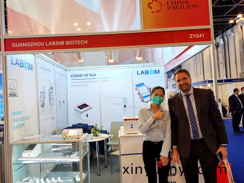 【展(zhan)會(hui)迴(hui)顧(gu)】藍(lan)勃(bo)生物(wu)精綵(cai)亮(liang)相(xiang)2022 MEDLAB Middle East